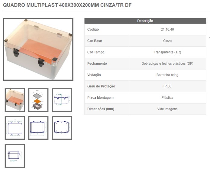 caixa ip66 renglan cod 21640